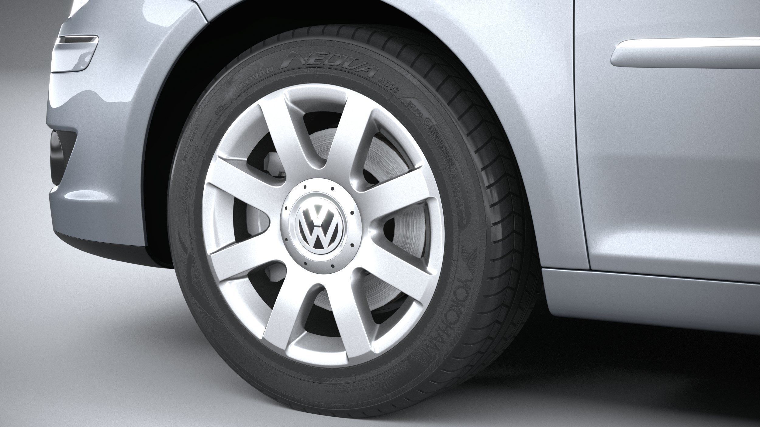 Volkswagen Touran 2007-2011 3D model_16