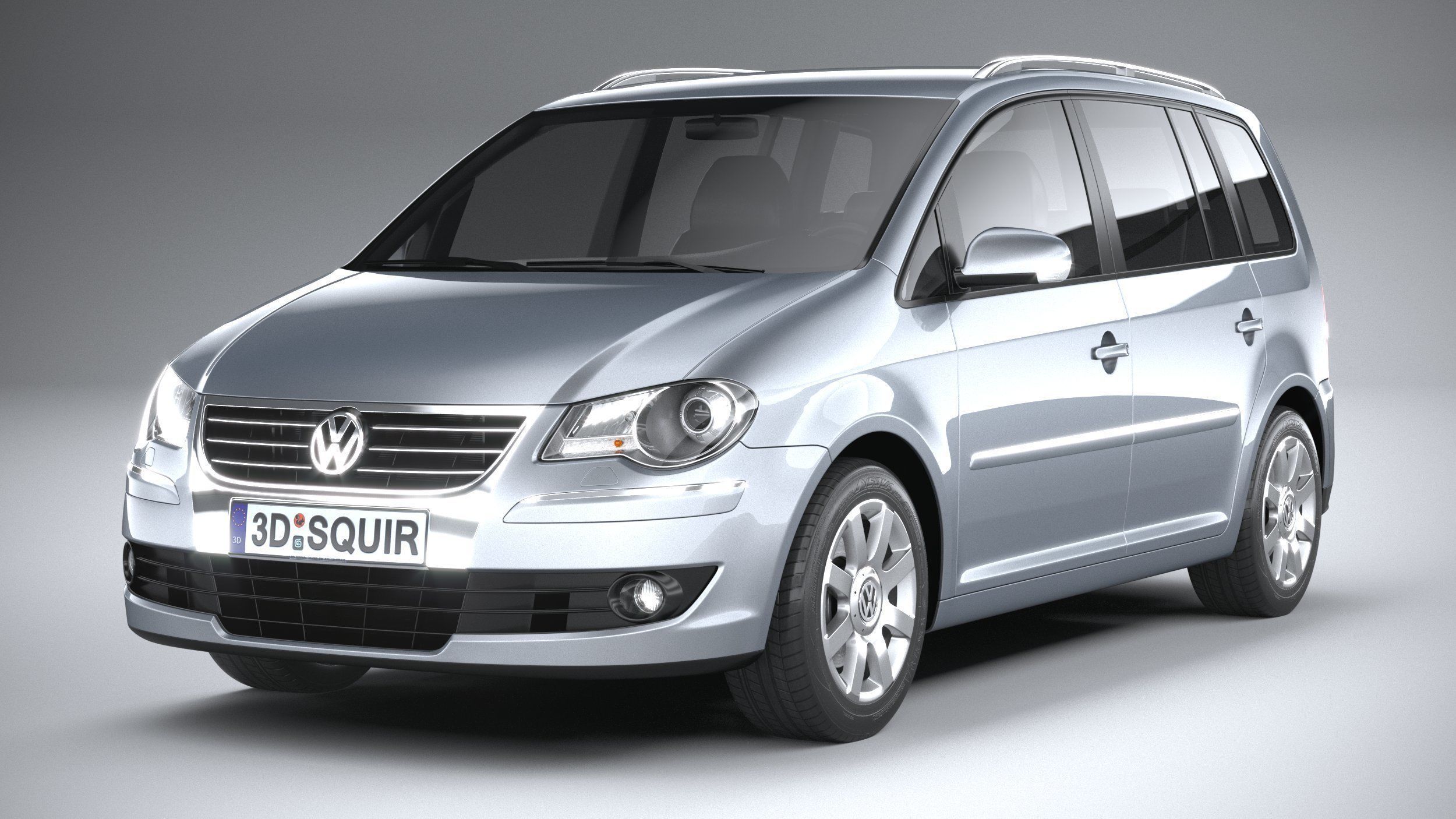 Volkswagen Touran 2007-2011 3D model_2