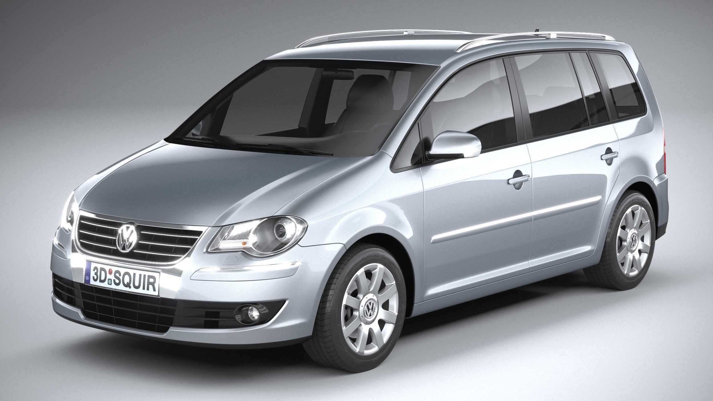 Volkswagen Touran 2007-2011 3D model_1