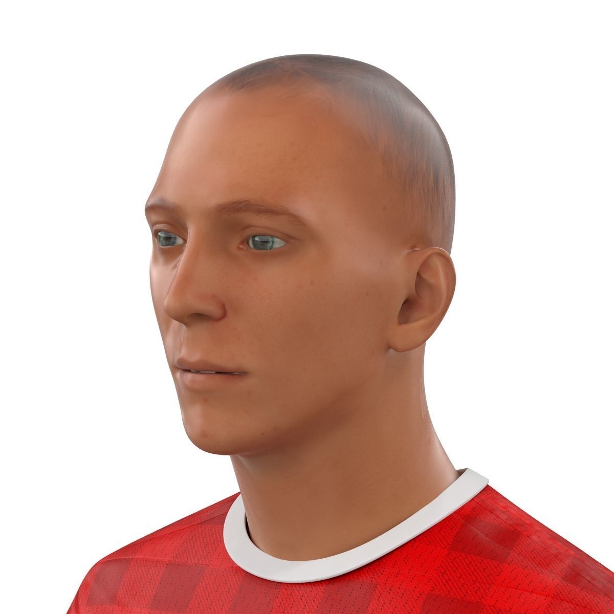 Soccer Player Manchester United 3D model_14