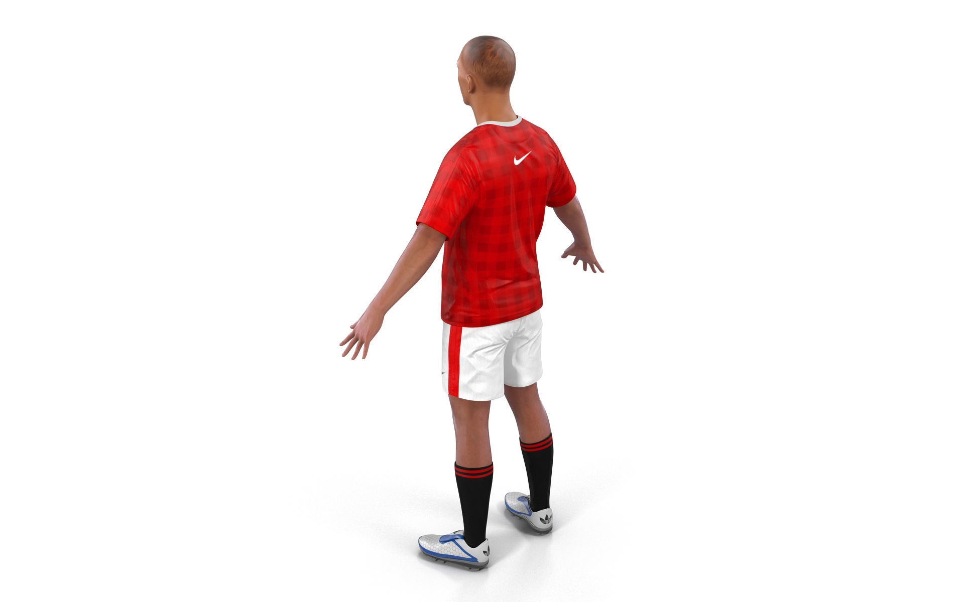 Soccer Player Manchester United 3D model_5