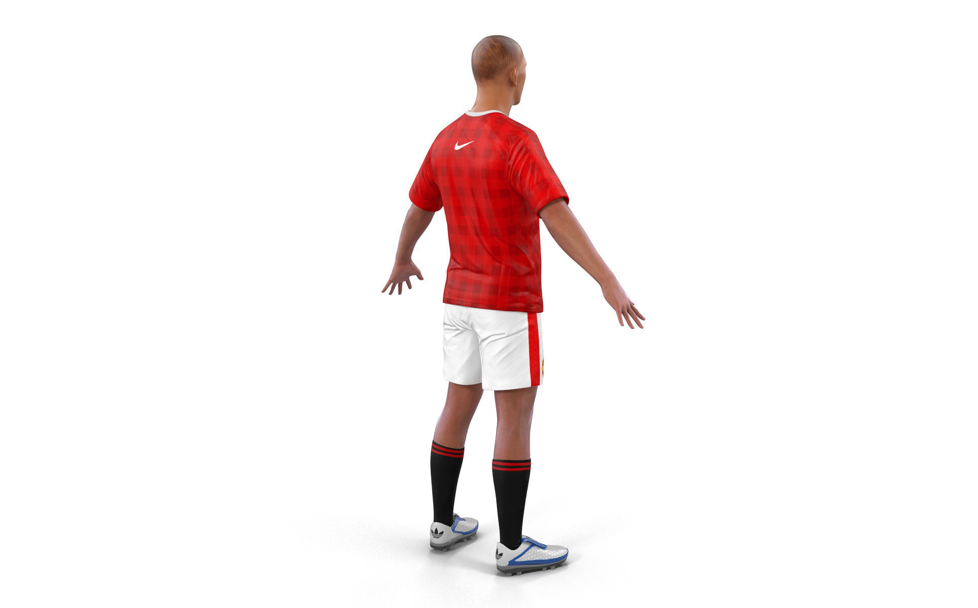Soccer Player Manchester United 3D model_3