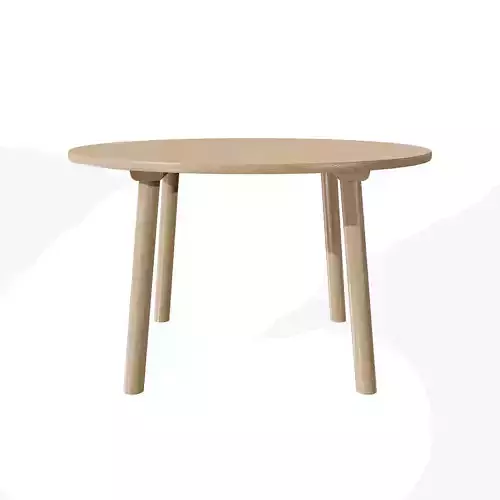 TARO TABLE 6121-oak oil treated Low-poly 3D model
