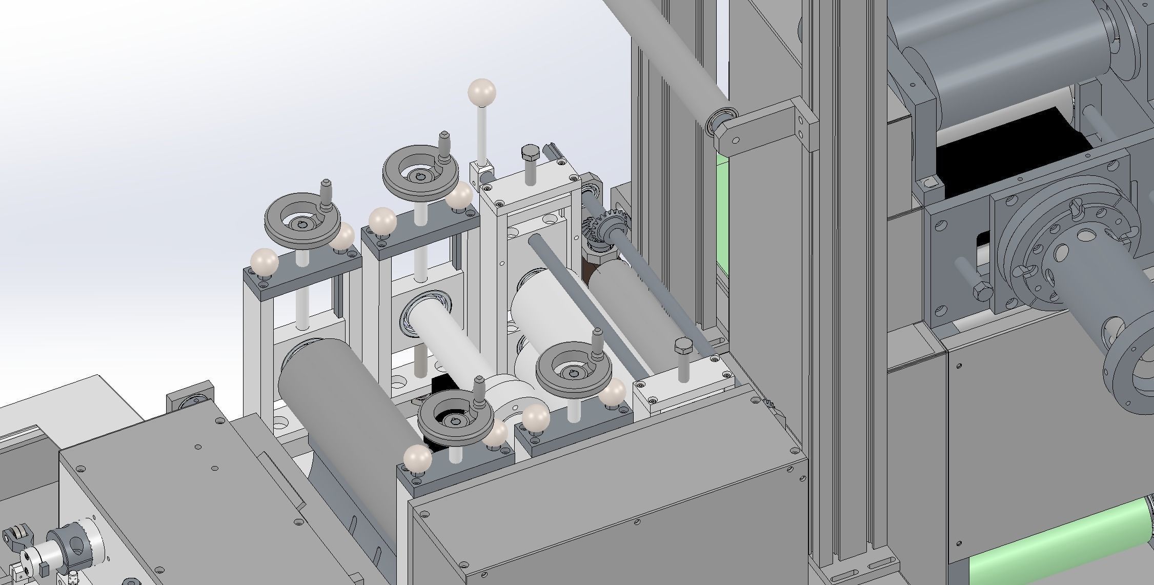 Ear less semi-automatic N95 mask machine Assembly 3D model_17