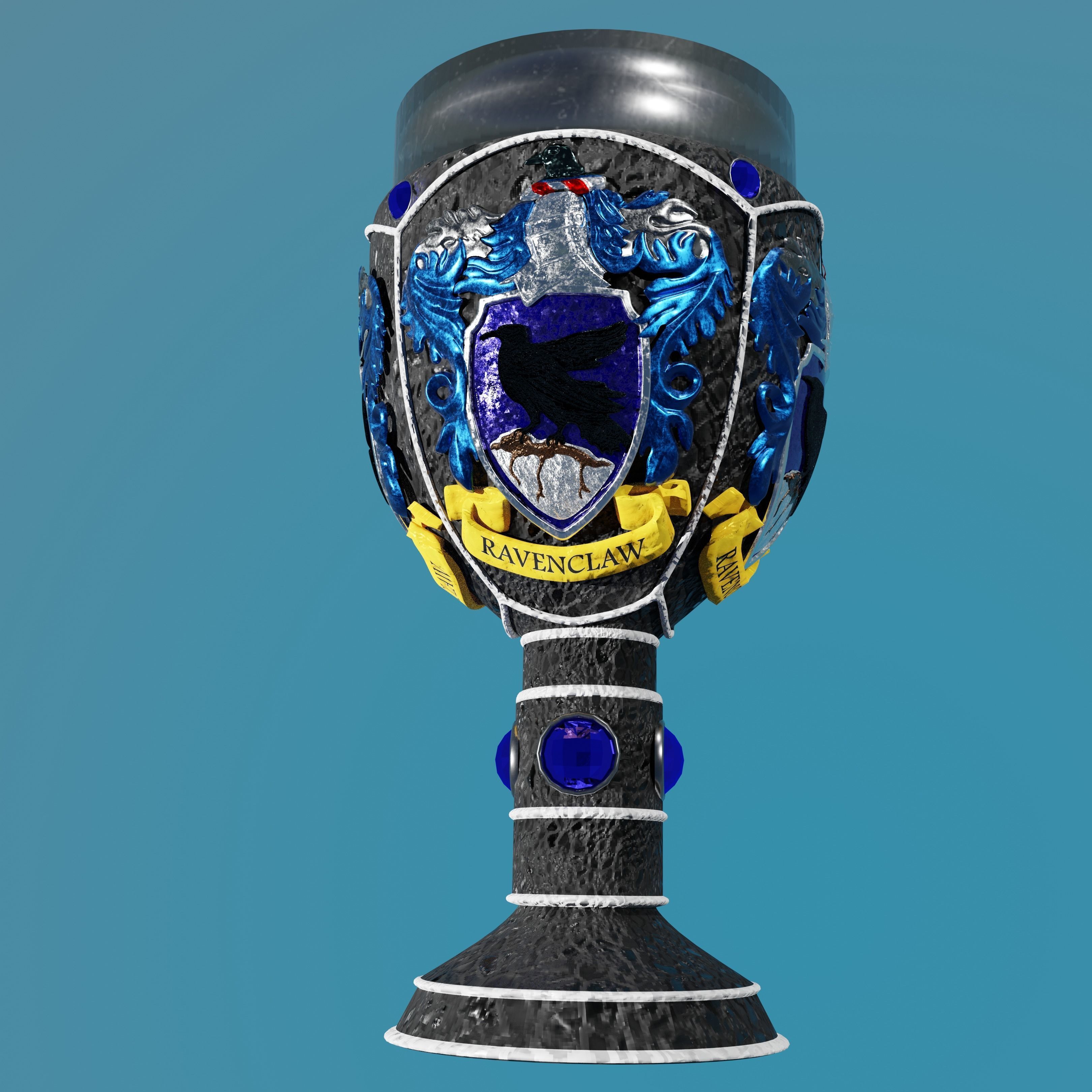 The Ravenclaw House Goblet 3D model_21