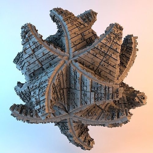 Sci Fi Shapes The Cataclysm 3D model