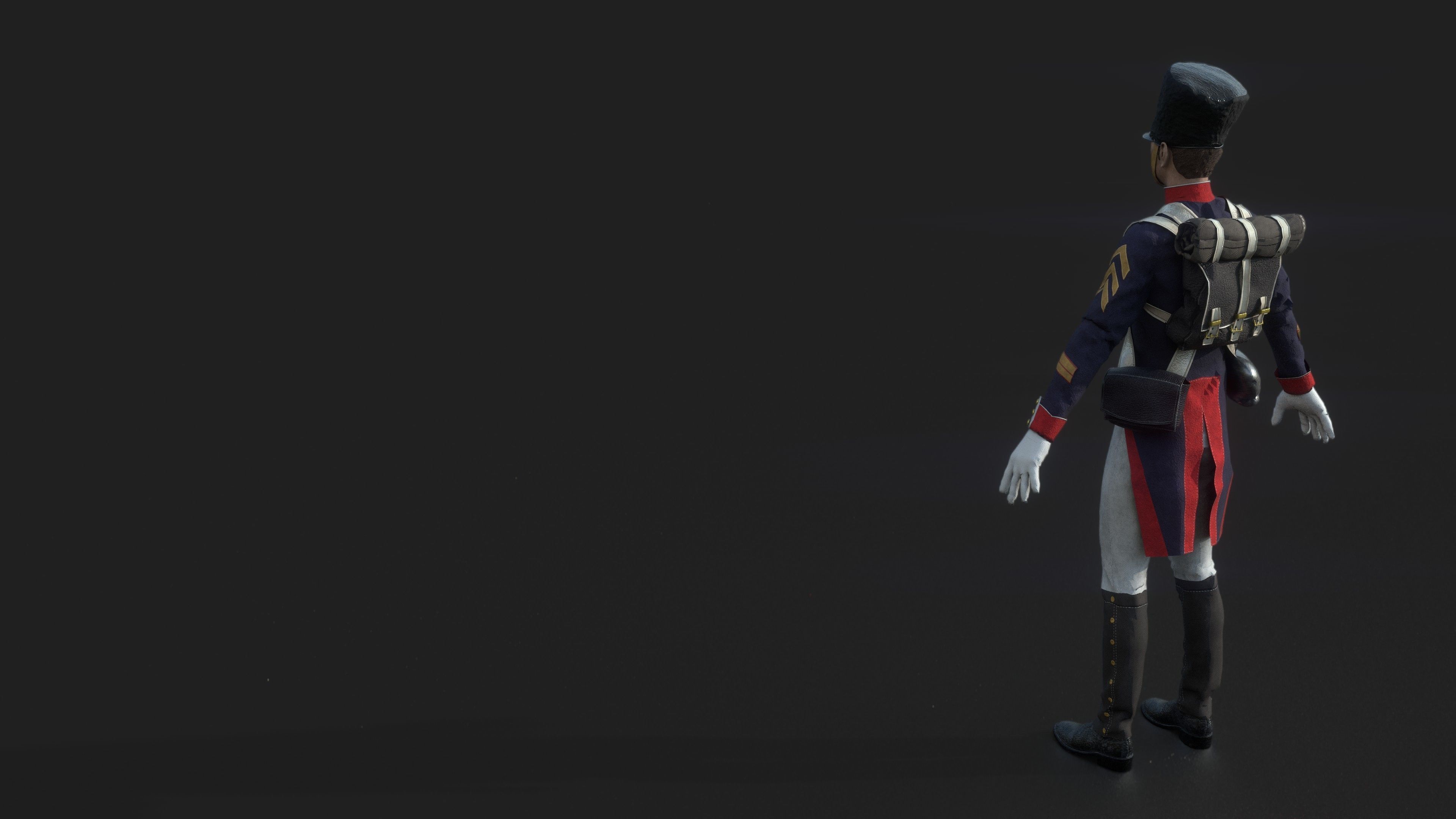SOLDIER FRENCH 3D model_3