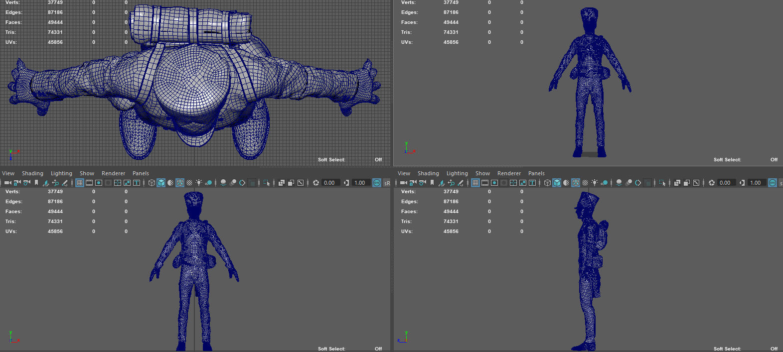 SOLDIER FRENCH 3D model_11