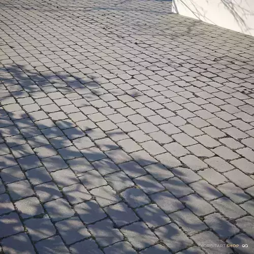 Seamless PBR Scanned Stretcherbond Pavement 3x3m Textures