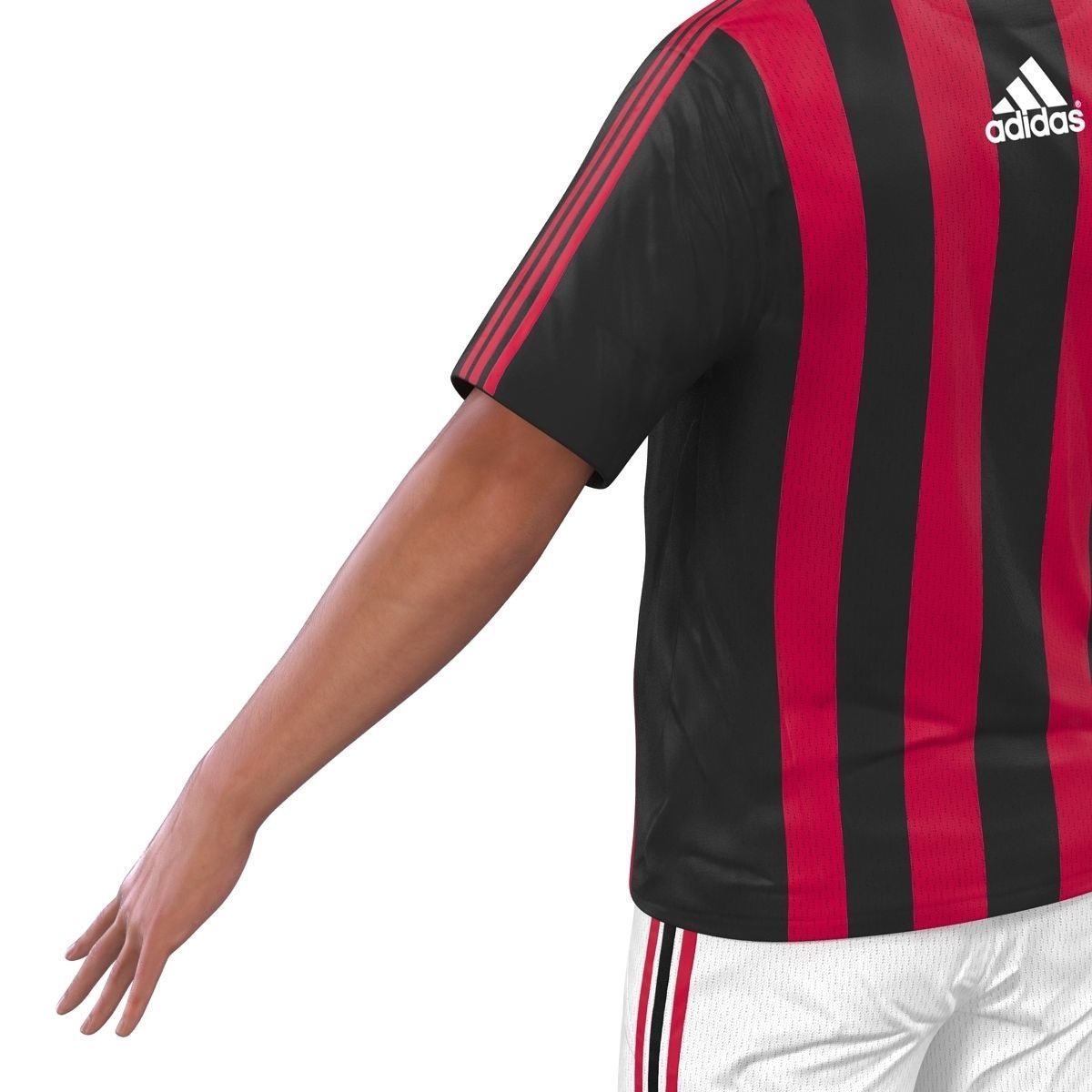 Soccer Player Milan Rigged 2 3D model_21