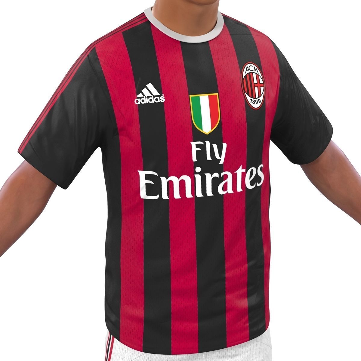 Soccer Player Milan Rigged 2 3D model_18
