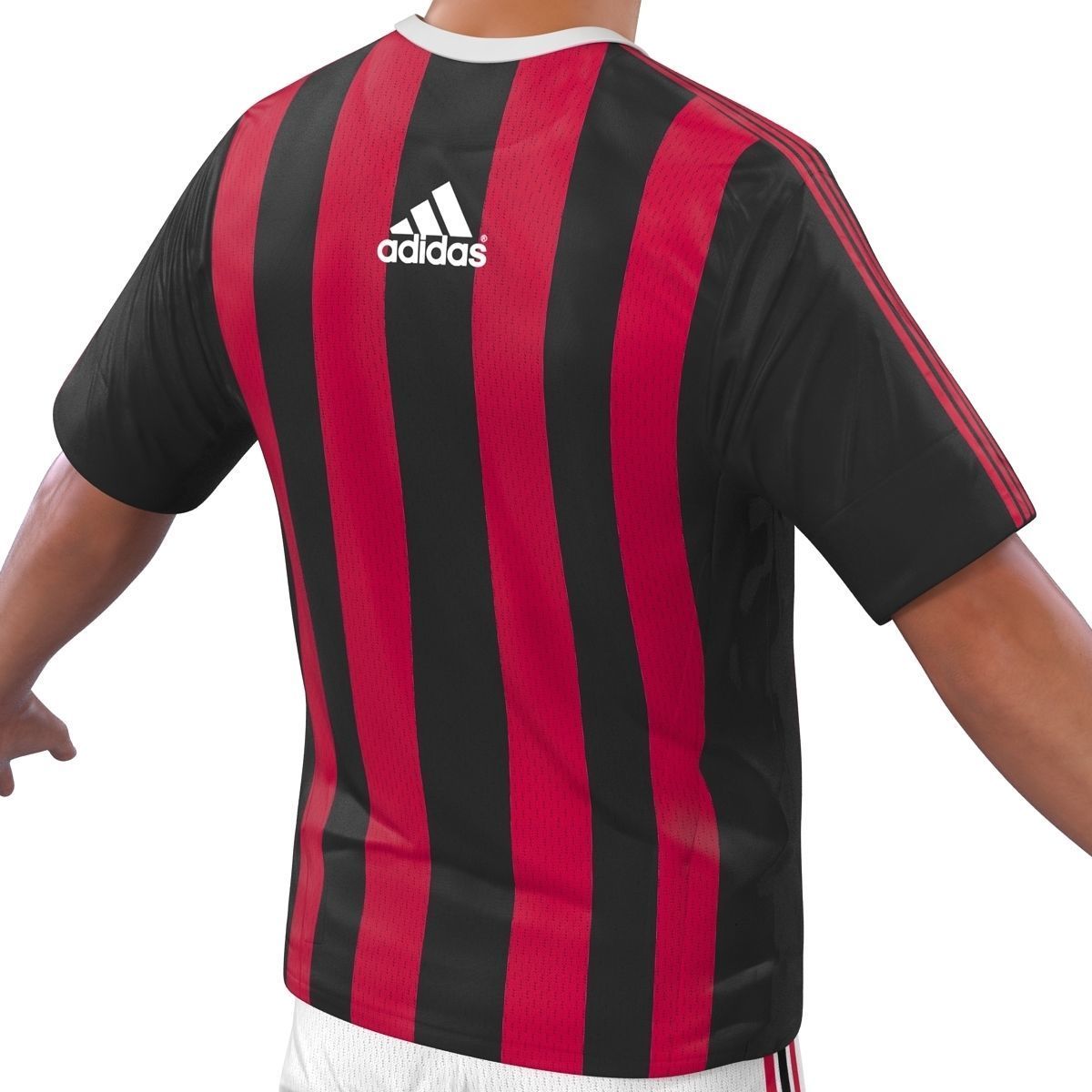 Soccer Player Milan Rigged 2 3D model_19