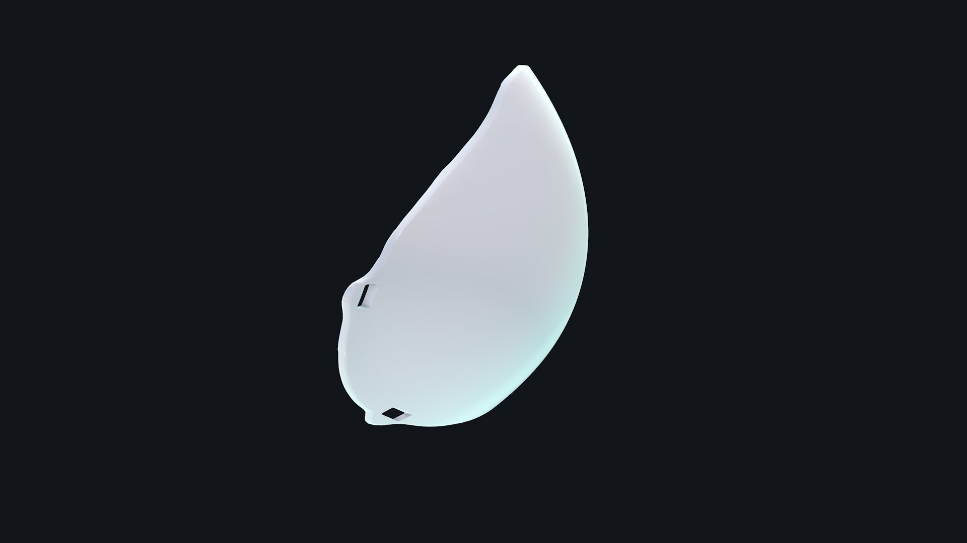 Face Mask Low-poly 3D model_7