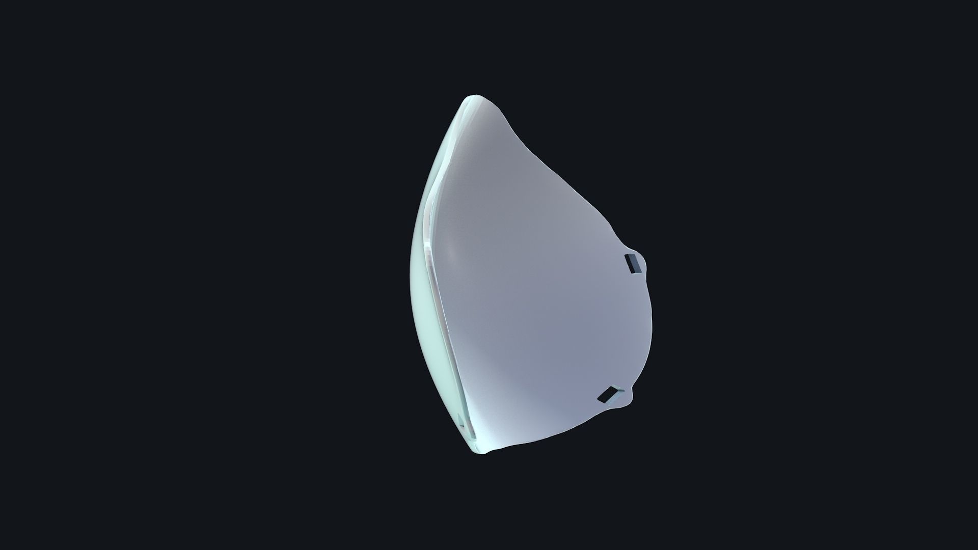 Face Mask Low-poly 3D model_5