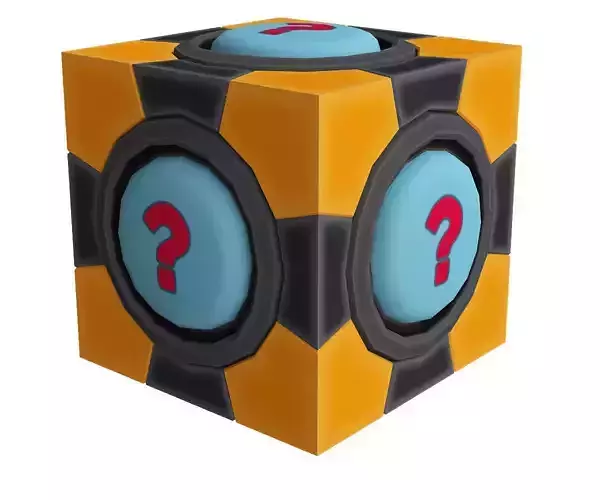 Box and capsule animation 3d model Low-poly 3D model
