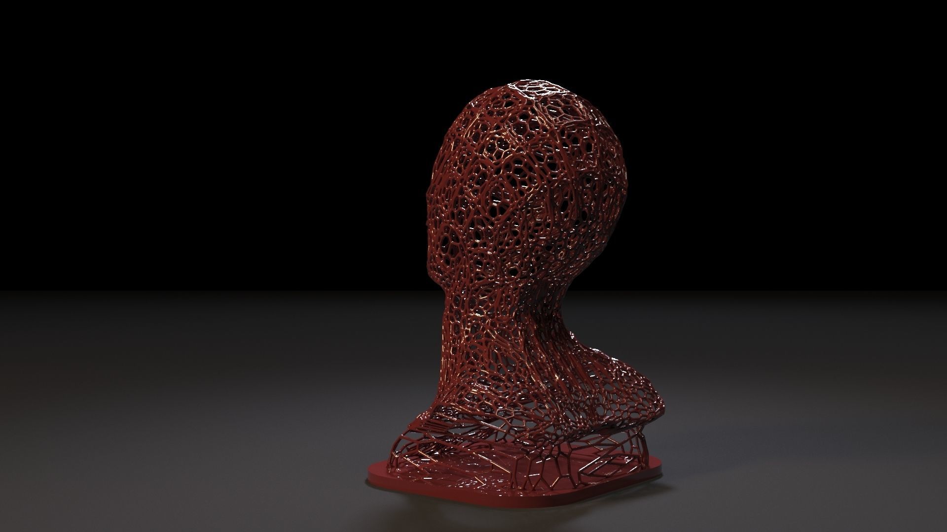 Spiderman bust 3D print model_2