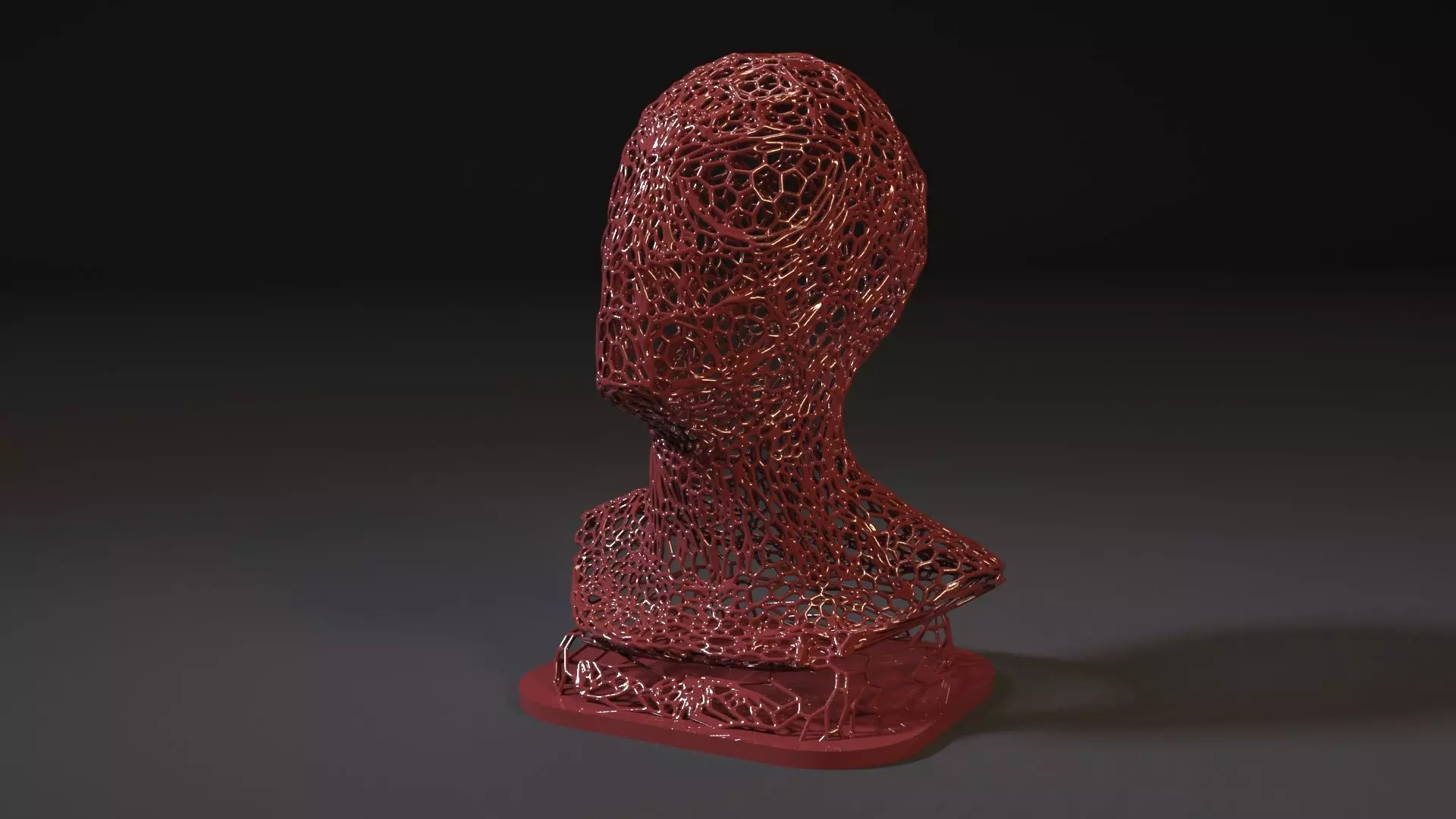 Spiderman bust 3D print model_0
