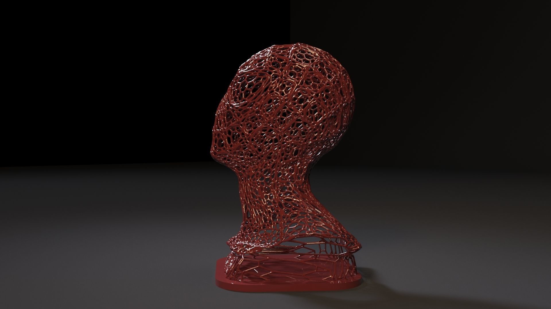 Spiderman bust 3D print model_1