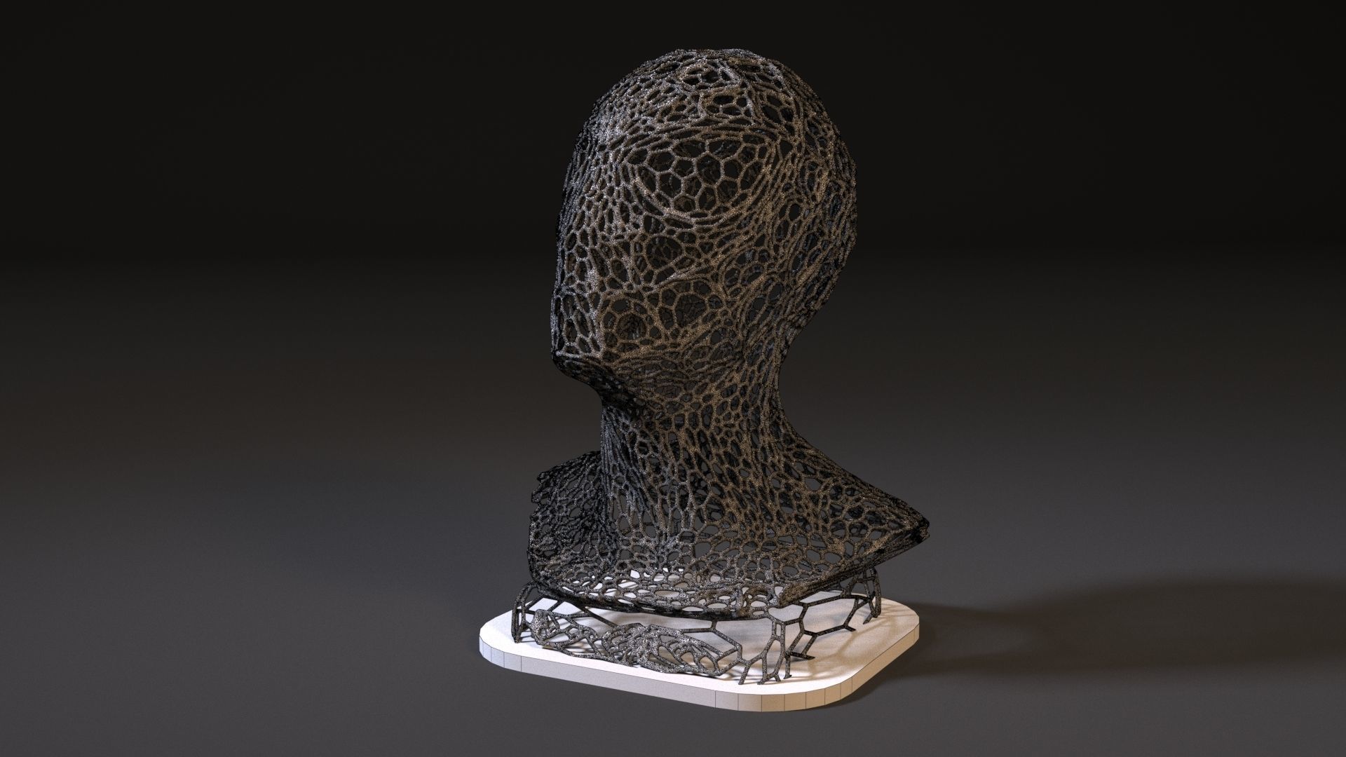 Spiderman bust 3D print model_7