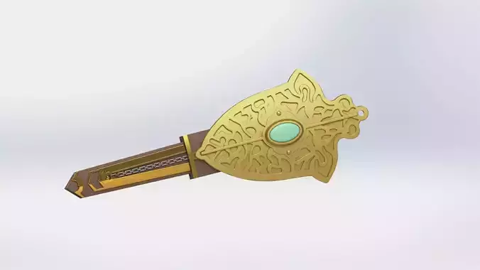 assassin screed valhalla  HIDDEN BLADE 3d model for printing  3D print model