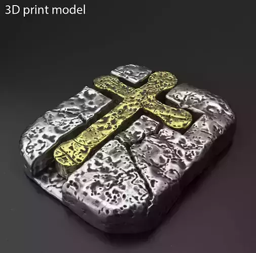 Pendant jewelry Jesus cross vol3  3D print model