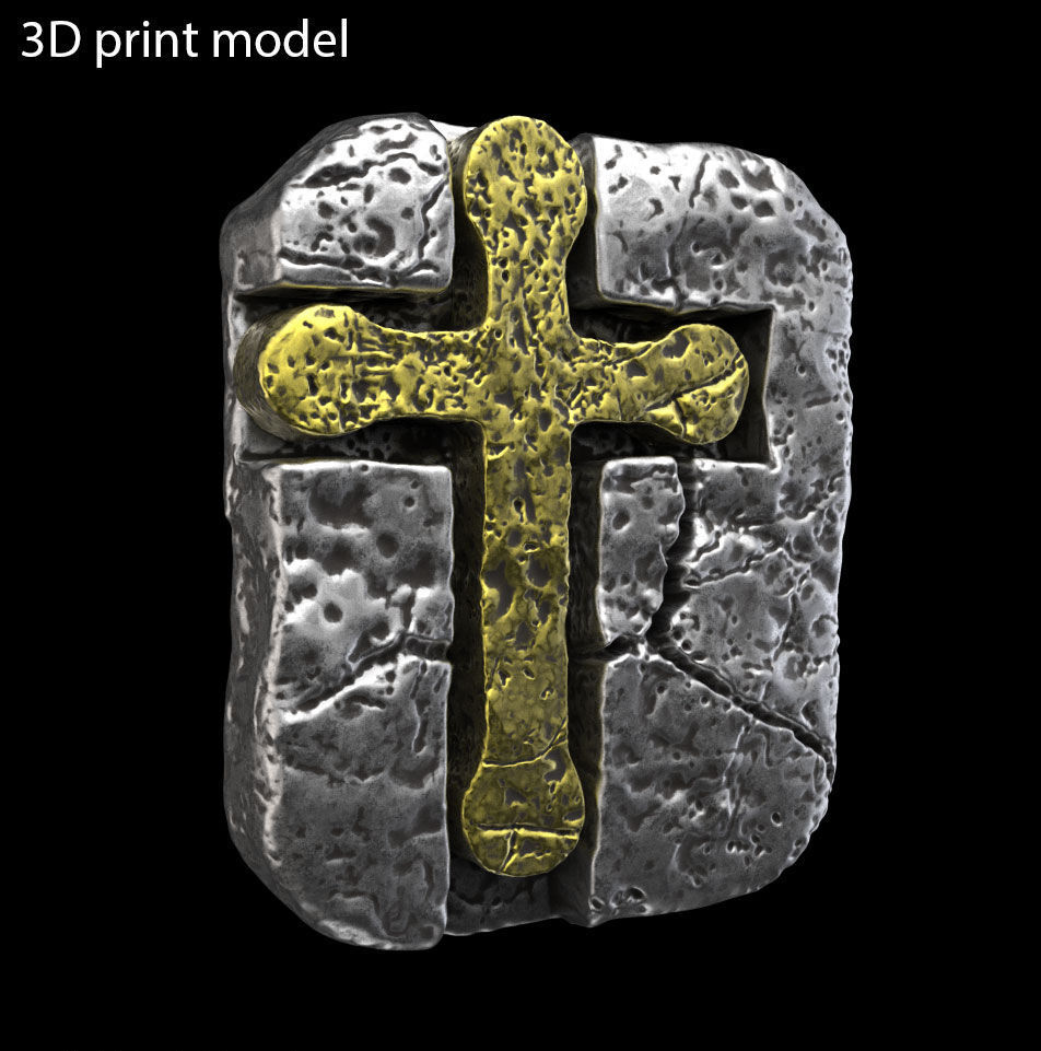 Pendant jewelry Jesus cross vol3  3D print model_3