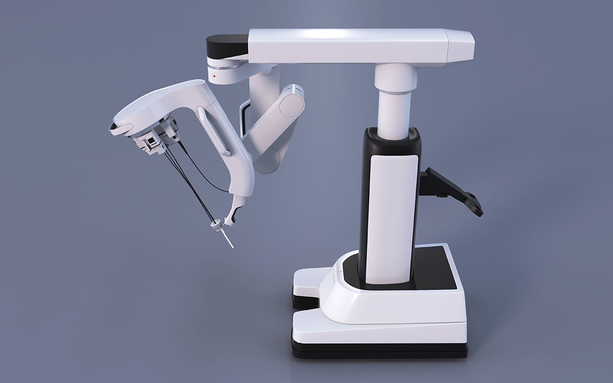 Surgical Robotic System da Vinci SP 3D model_9
