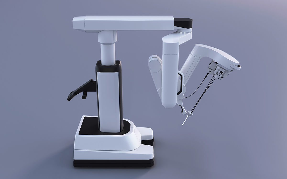 Surgical Robotic System da Vinci SP 3D model_10