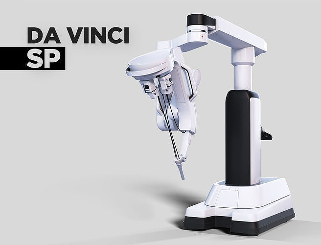 Surgical Robotic System da Vinci SP 3D model