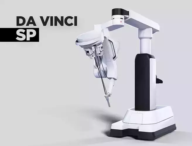 Surgical Robotic System da Vinci SP 3D model Surgical Robotic System da Vinci SP 3D model