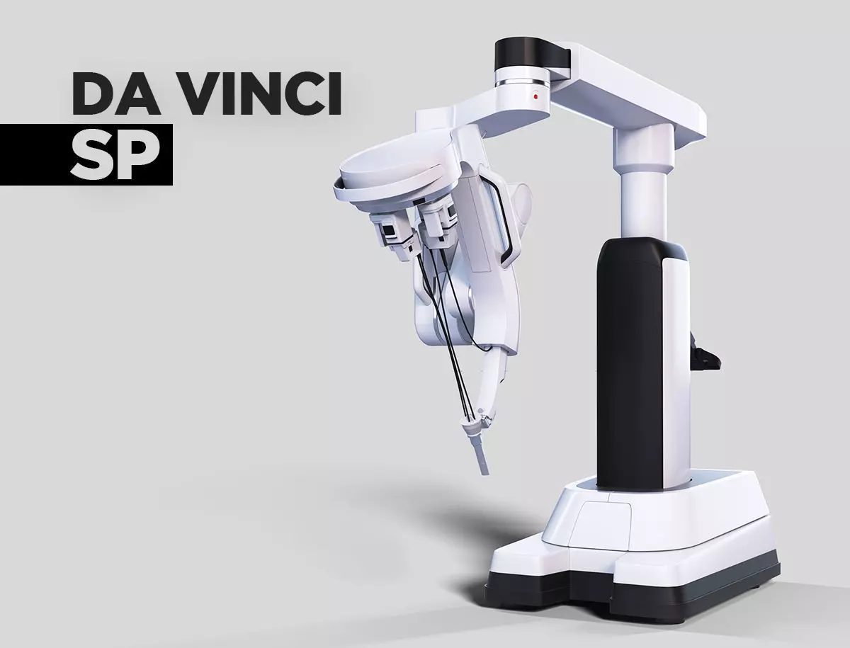 Surgical Robotic System da Vinci SP 3D model_0
