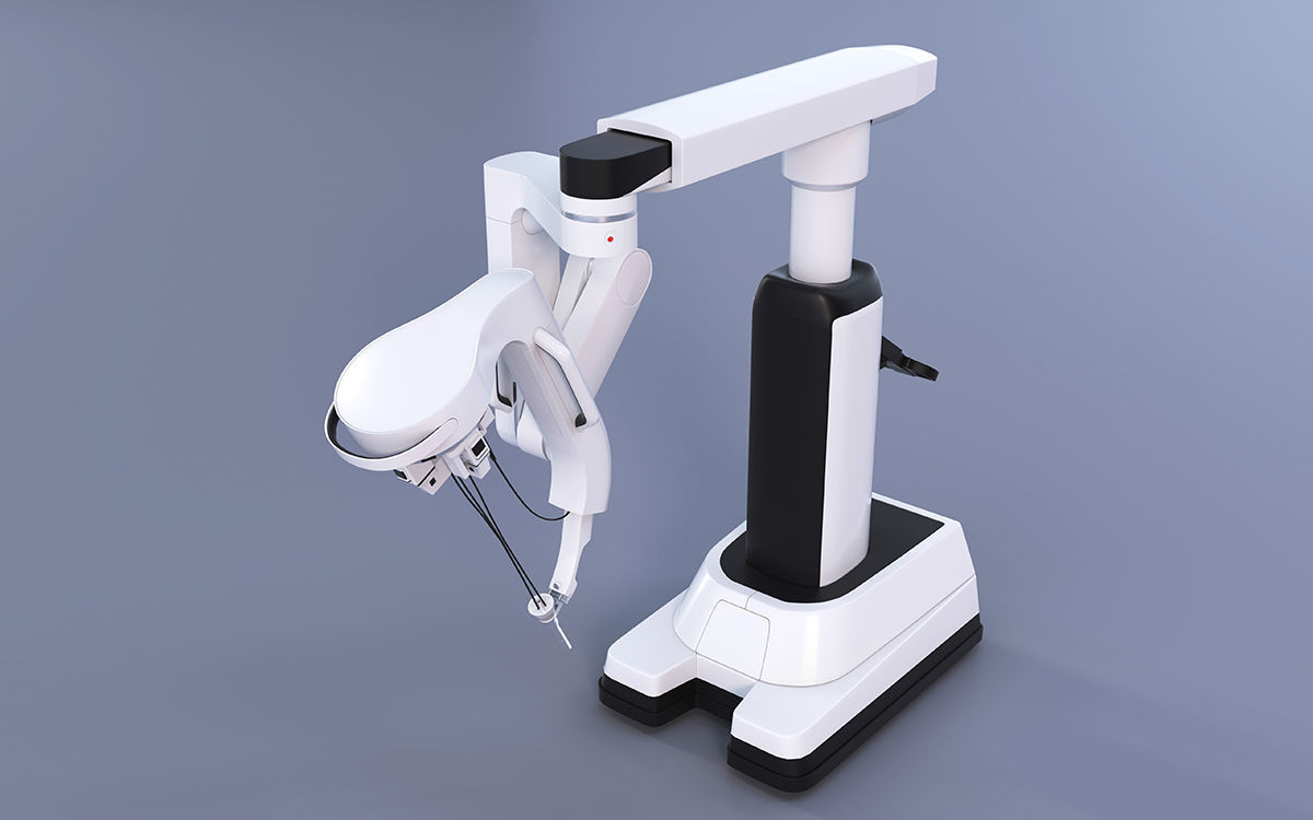 Surgical Robotic System da Vinci SP 3D model_3