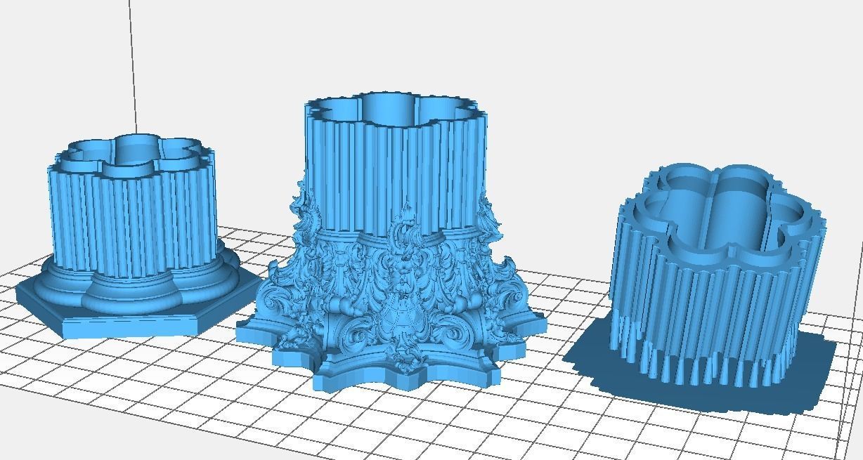 Modular Damaged Arches 3D print model_8