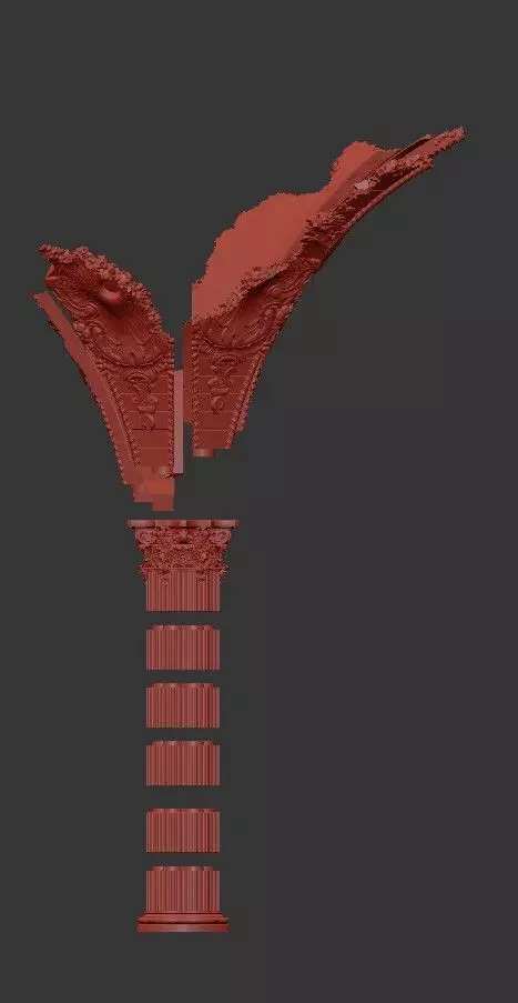 Modular Damaged Arches 3D print model_0