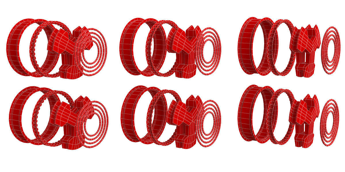 Laser Block Gate Sci Fi 3d model Low-poly 3D model_6