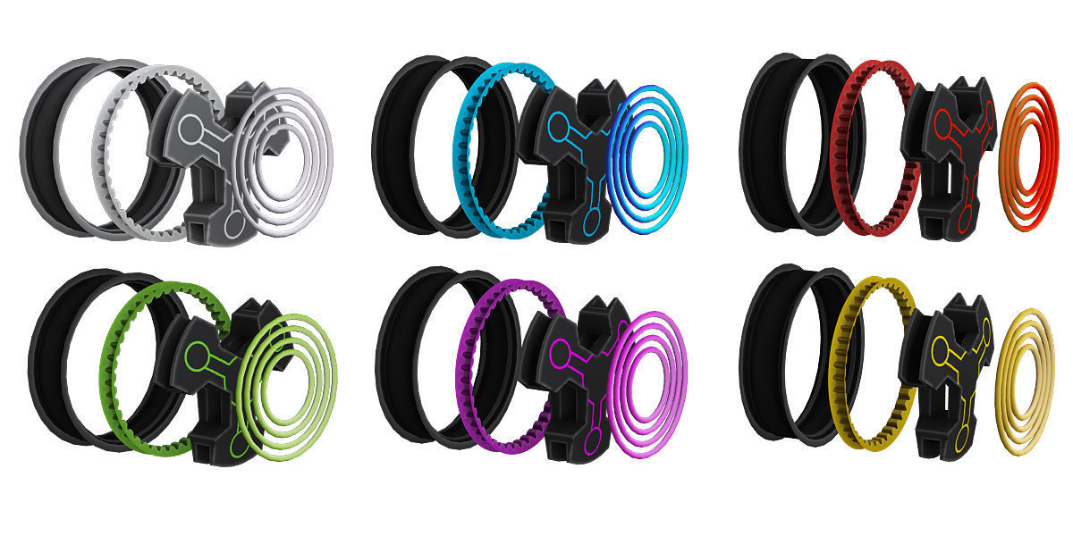 Laser Block Gate Sci Fi 3d model Low-poly 3D model_3