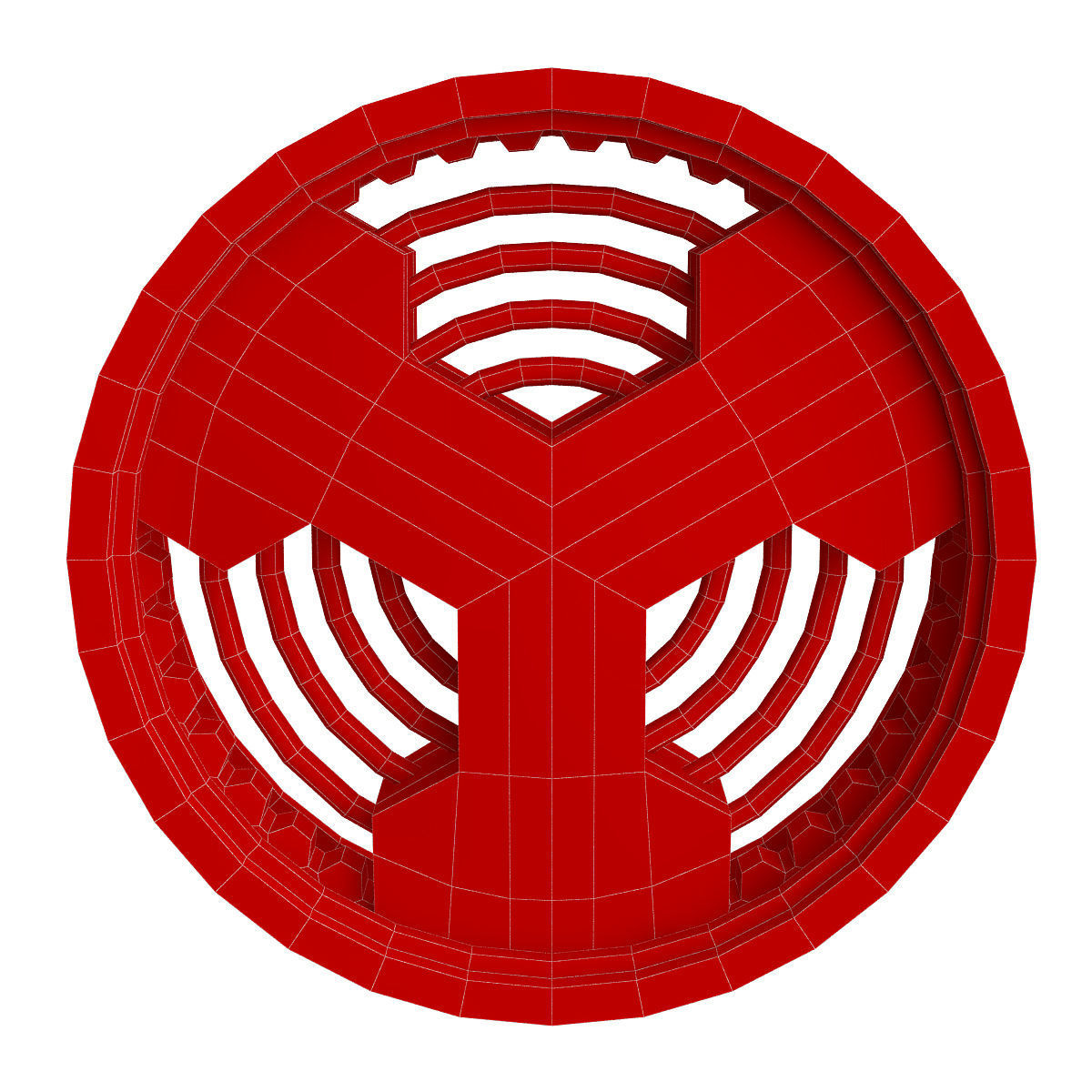 Laser Block Gate Sci Fi 3d model Low-poly 3D model_4