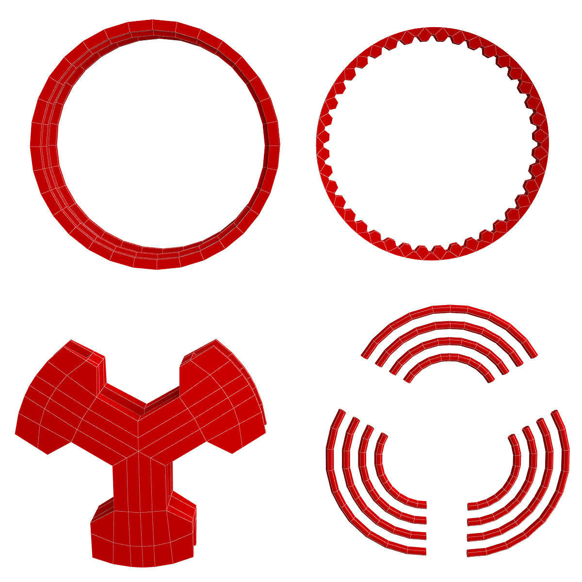 Laser Block Gate Sci Fi 3d model Low-poly 3D model_5