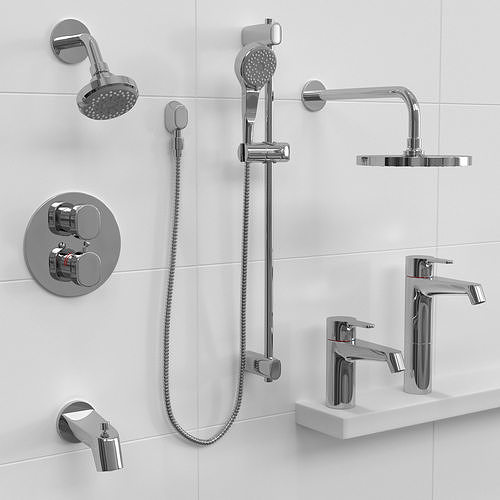 IKA BROGRUND faucet set  3D model