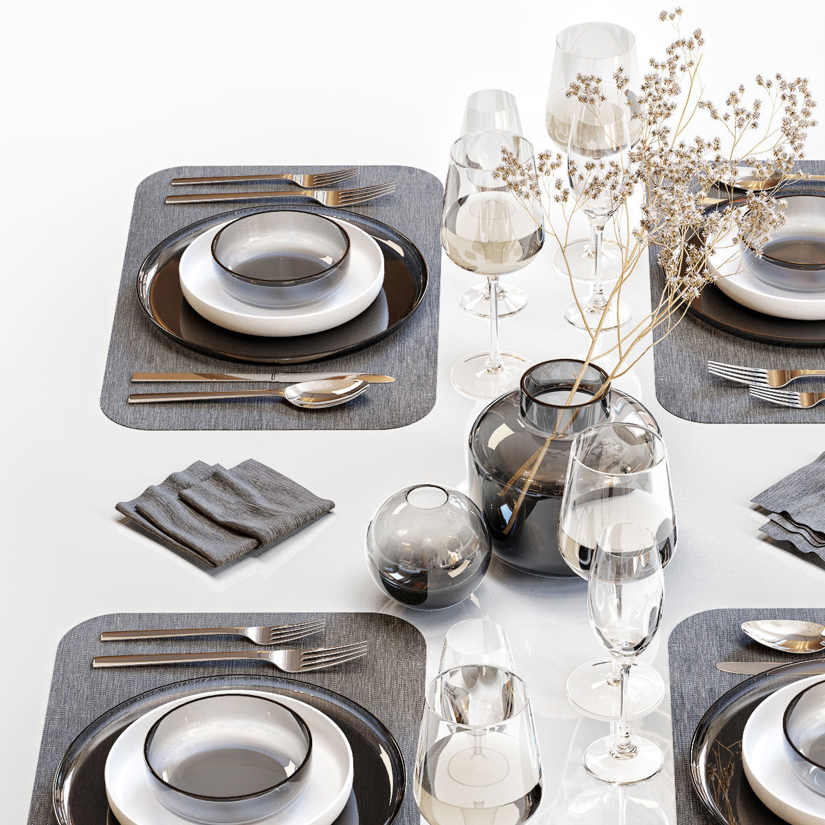 Table setting 26 3D model_2