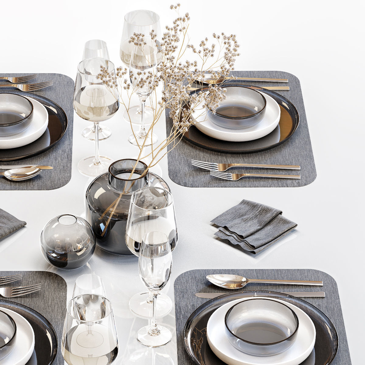 Table setting 26 3D model_3