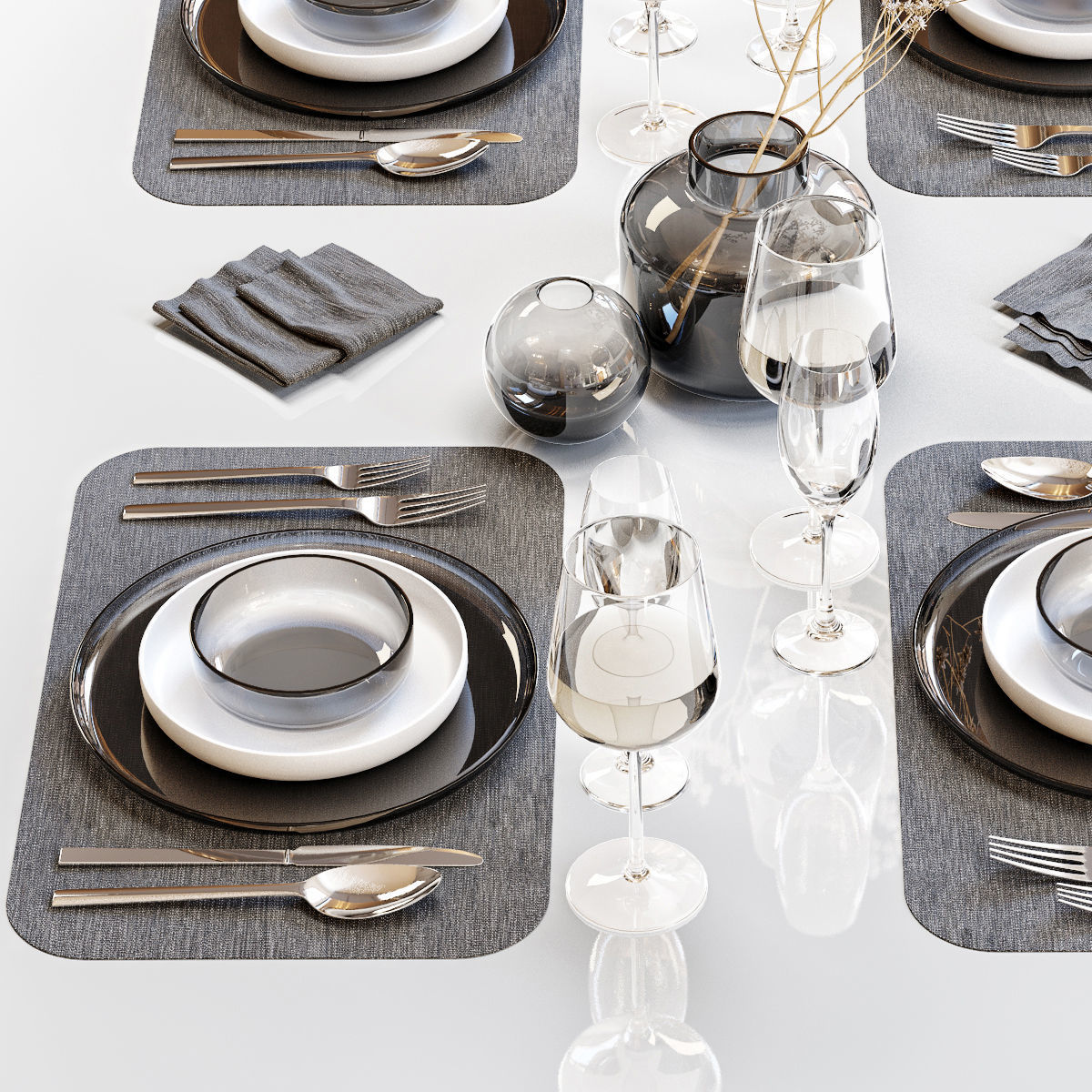 Table setting 26 3D model_5