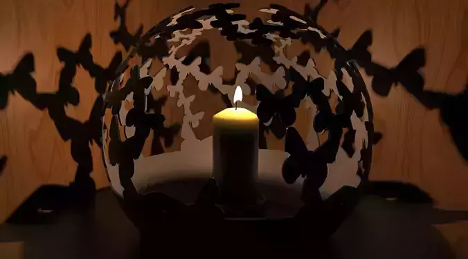 Butterfly Candle Holder