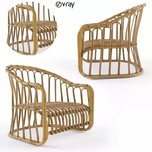 natural rattan bamboo chairs 1