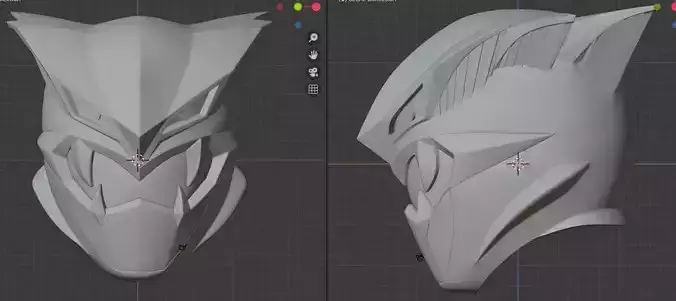 Dark Buster Go Buster 3D Printable Helmet