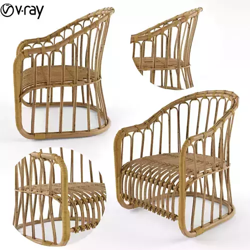 natural rattan bamboo chair 3