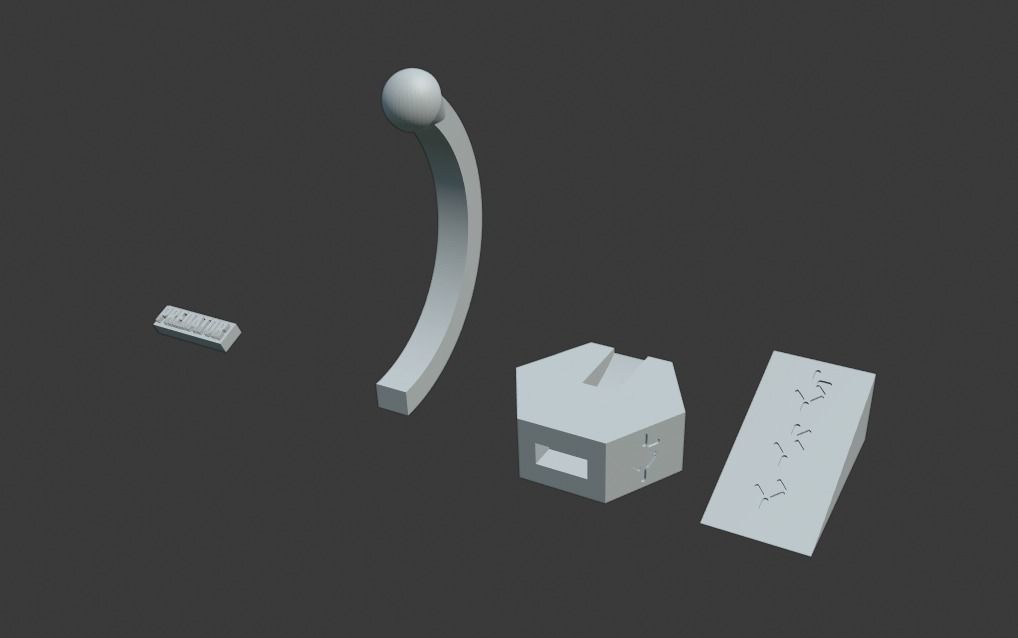 Universal Predator Mask Stand 3D print model_4