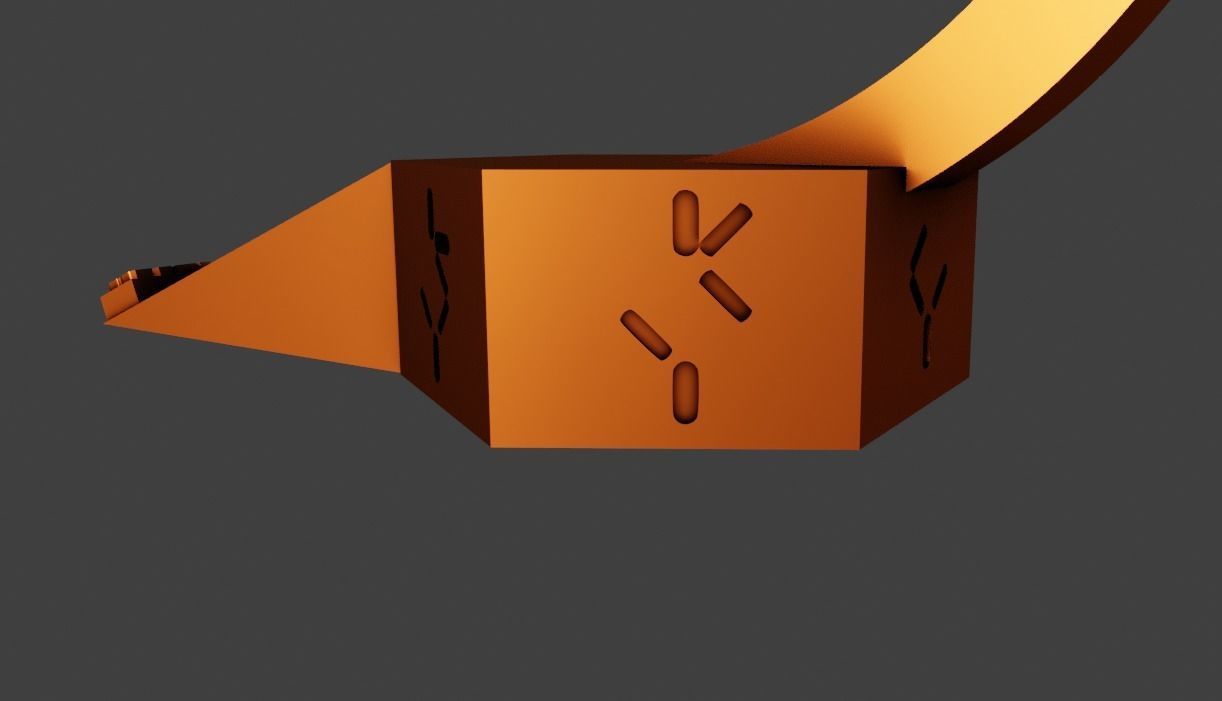 Universal Predator Mask Stand 3D print model_2