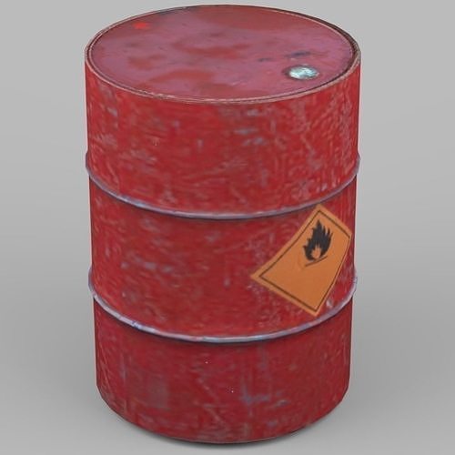 Barrel Free low-poly 3D model