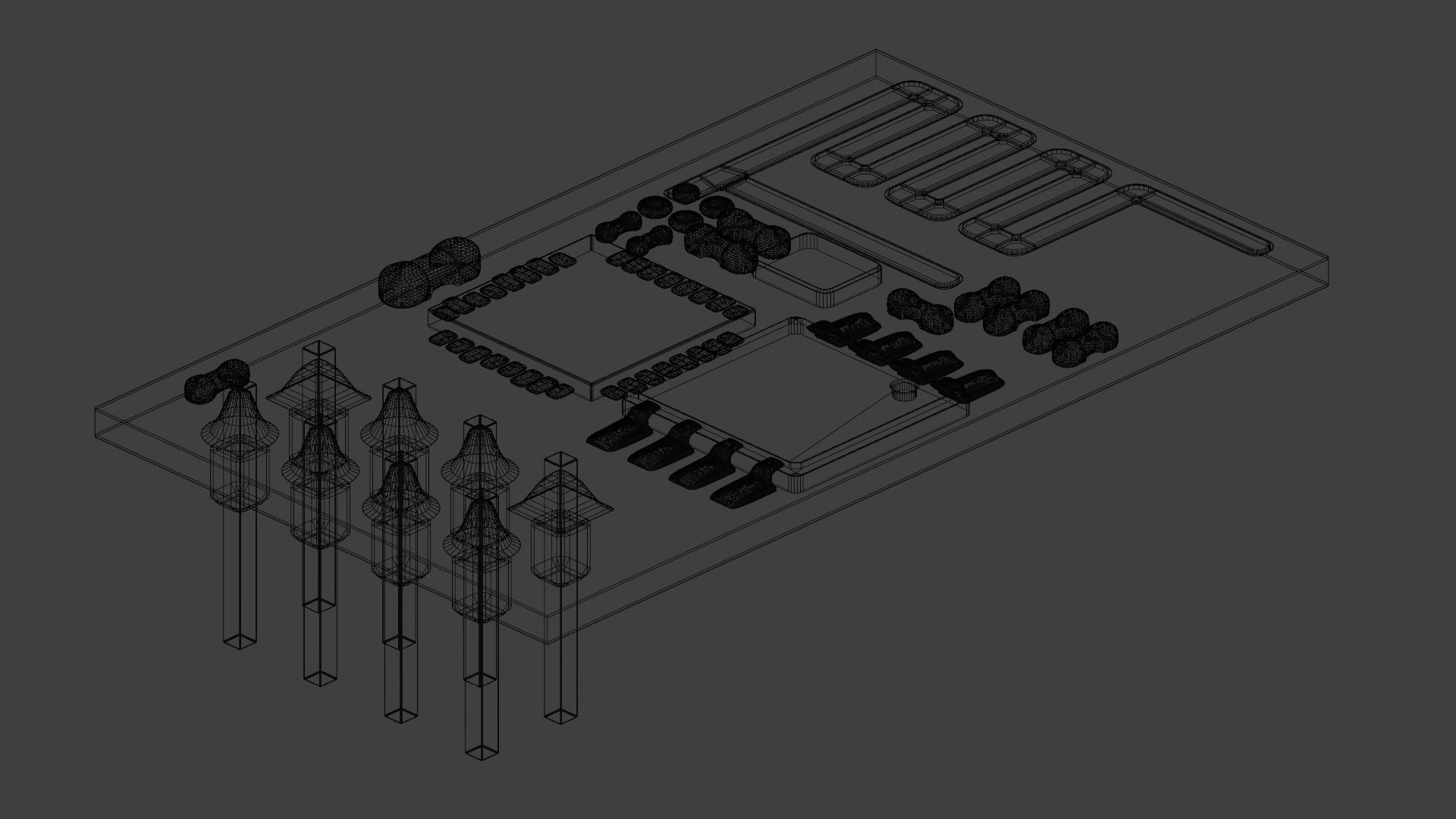 ESP8266WiFi module 3D model_1